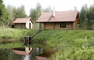 Allažmuižas pirtiņa ar dīķi